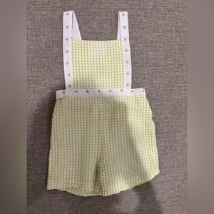Little English Seersucker Romper - Size 2T